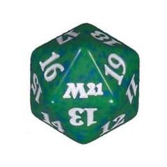 Magic Spindown Die - Core Set 2021 - Green